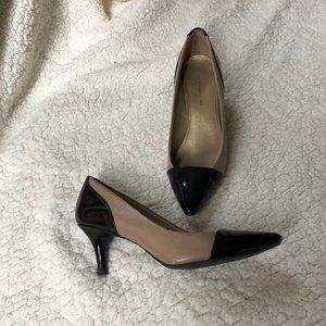 Bandolino black and taupe pumps, Size 7